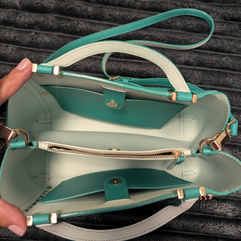 Kate Spade Teal Handbag - Picture 3 of 6